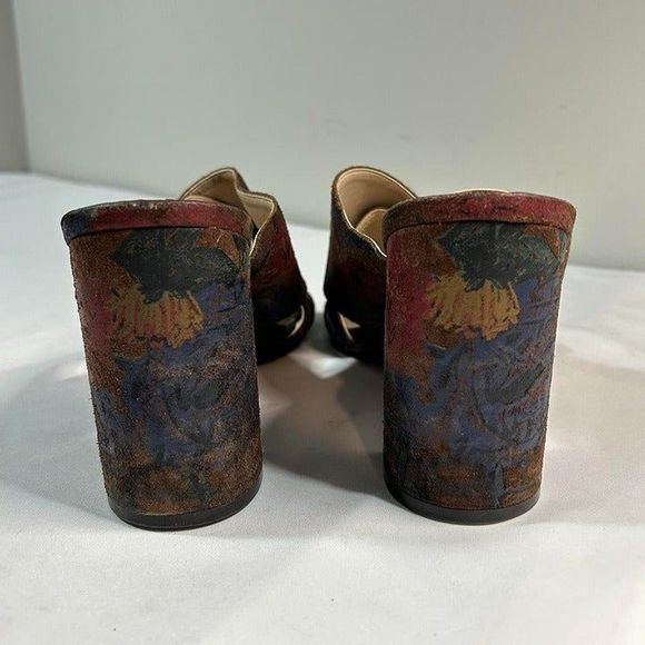 Cole Haan Gabby Floral Cross Over Strap Block Heel Sandal 9.5 - Picture 6 of 8